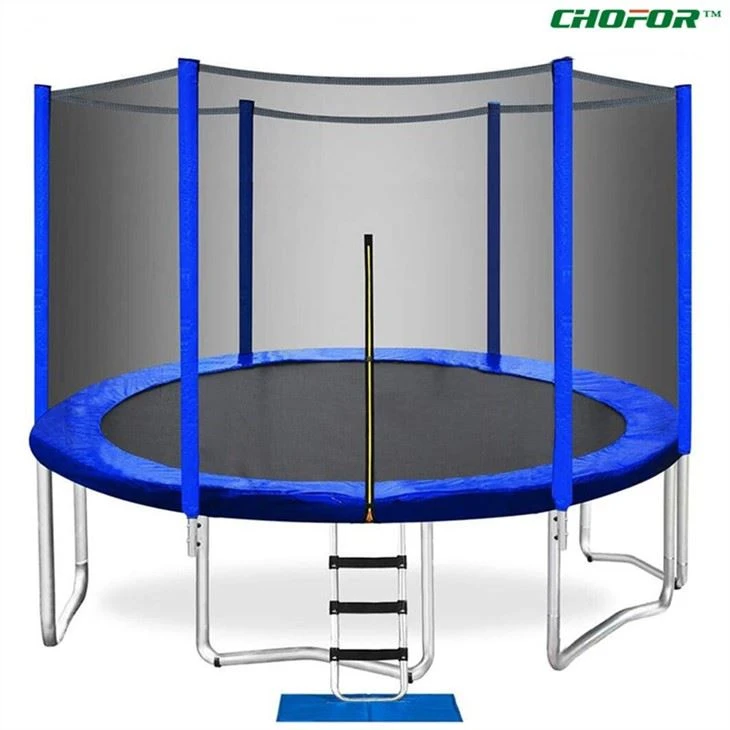 Trampoline With Ladder And Net